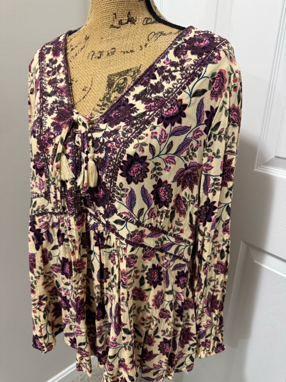 Torrid Boho Floral Blouse